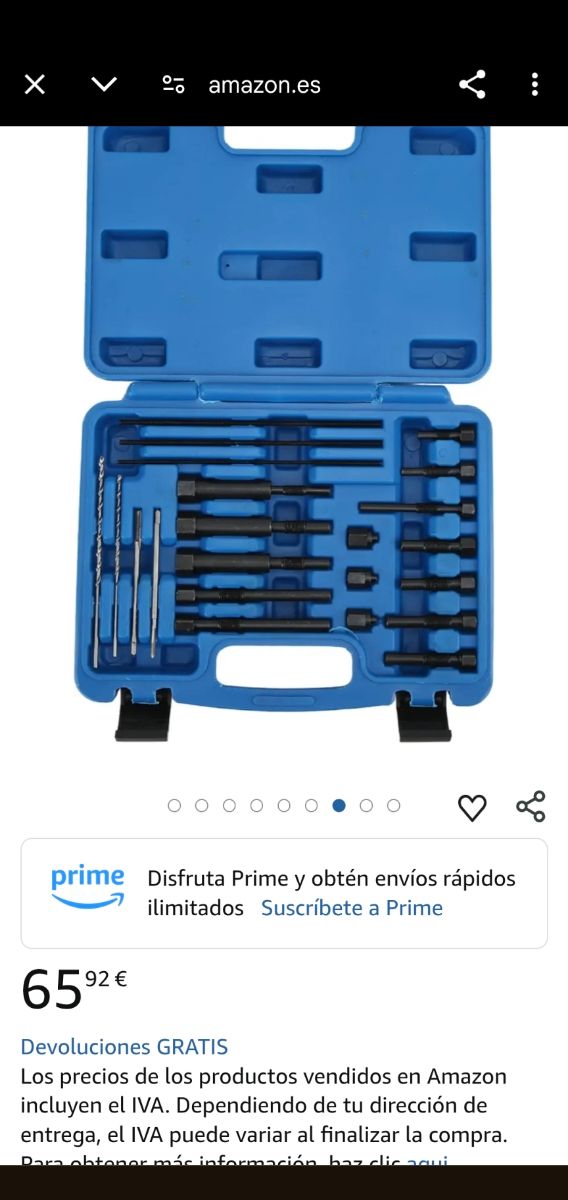 ✅Extractor de puntas calentador diesel  rotos