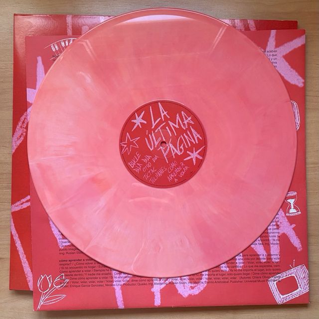 Vinilo firmado La última página Chiara Oliver