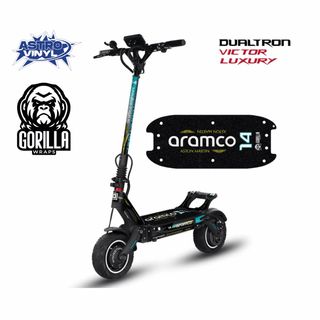 Vinilo Aramco AstonMartin con base para Dualtron