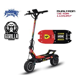 ¡Vinilo Ferrari con base para Dualtron!