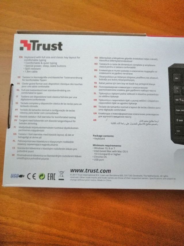 Tastiera Qwerty Trust Nuova