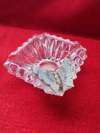 Ceniceros cristal tallado
