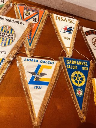 20 Gagliardetti squadre calcio Serie A B C