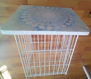 Canasta de almacenaje con tapa