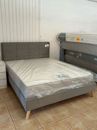 Cama 135x190  Matrimonio + CABECERO !