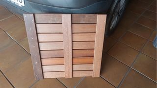 Deck de Exterior en Losetas Ipe