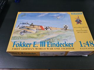Rara maqueta Eduard 1:48 Fokker E III