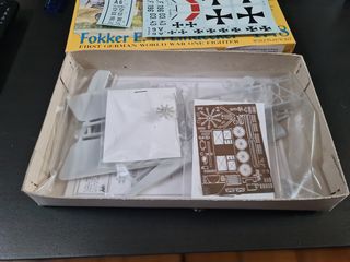 Rara maqueta Eduard 1:48 Fokker E III