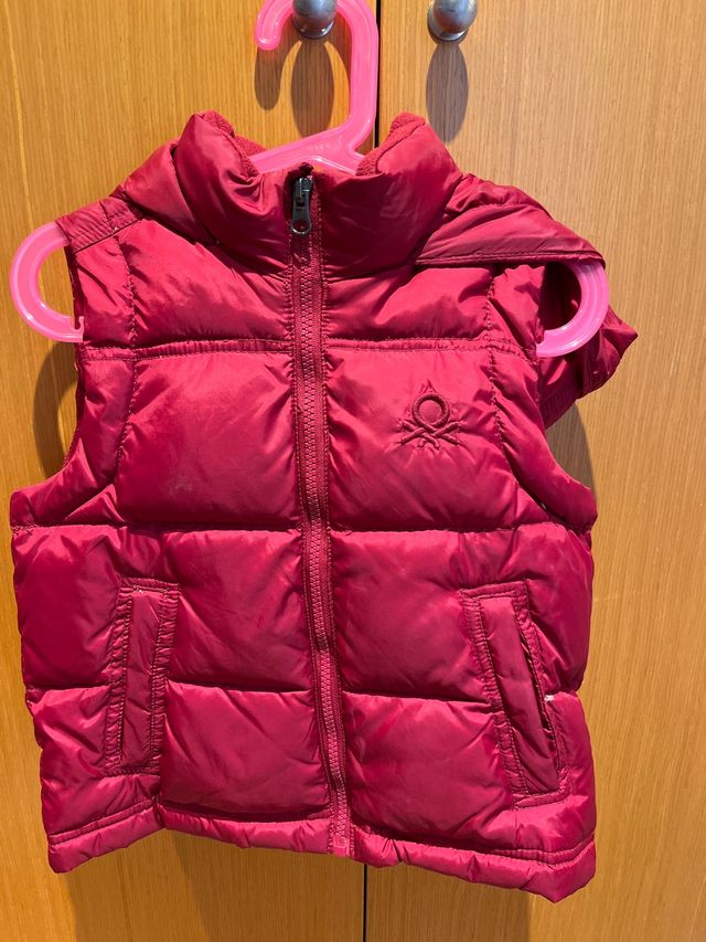 Chaleco niño benethon talla 5 años