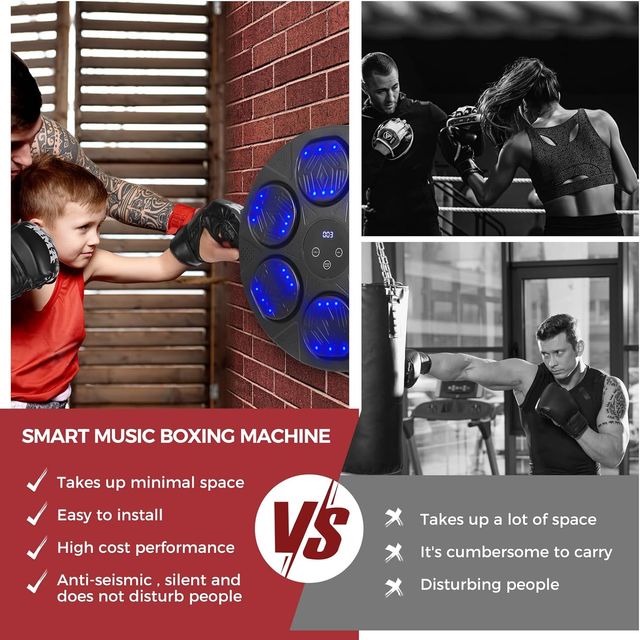 Máquina de boxeo Bluetooth