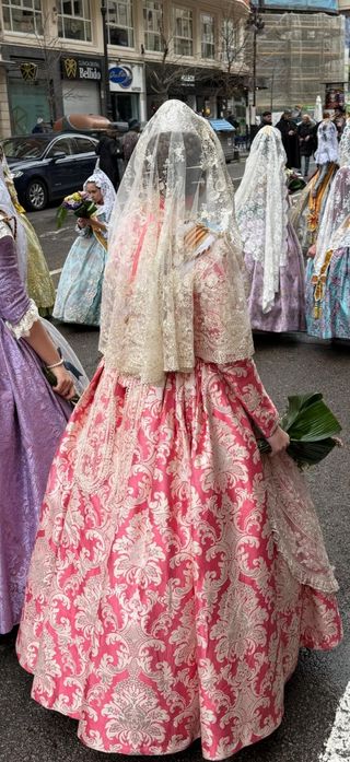 Vestido fallera niña