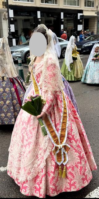 Vestido fallera niña