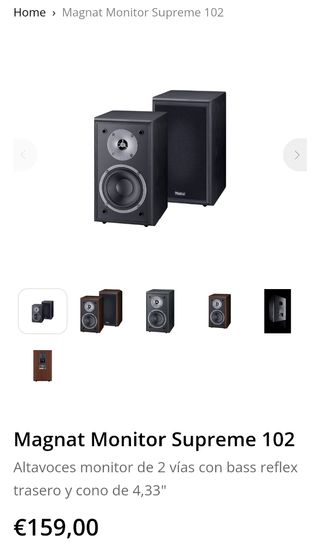 Altavoces Magnat supreme 102