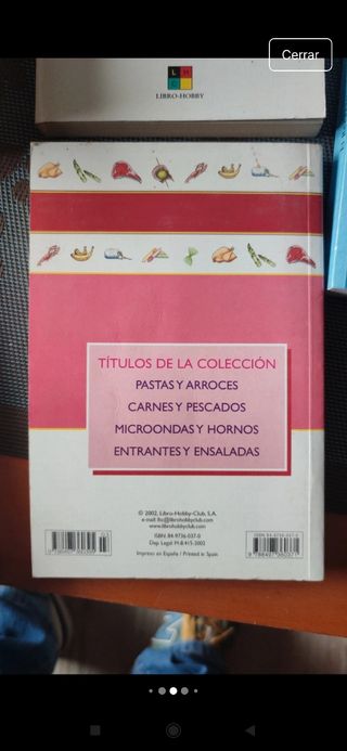 5 Libros de cocina.