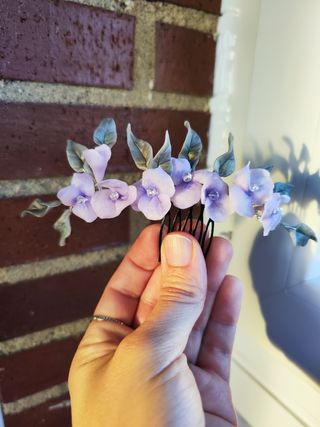 Tocado novia comunión invitada 