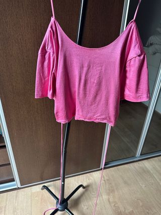 Camiseta Crop espalda al aire