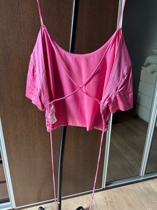 Camiseta Crop espalda al aire