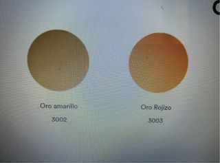 Pintura esmalte titan oro amarillo y rojizo