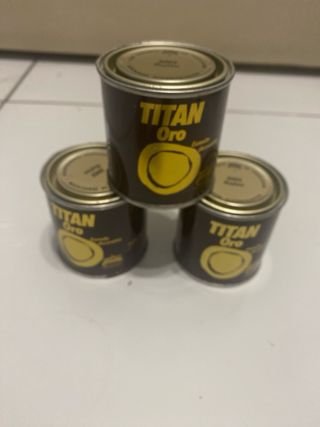 Pintura esmalte titan oro amarillo y rojizo