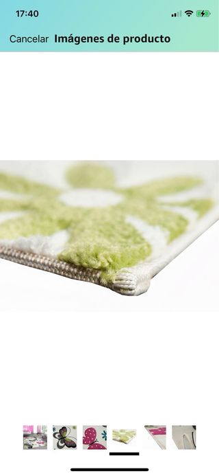 Alfombra mariposas 160x230