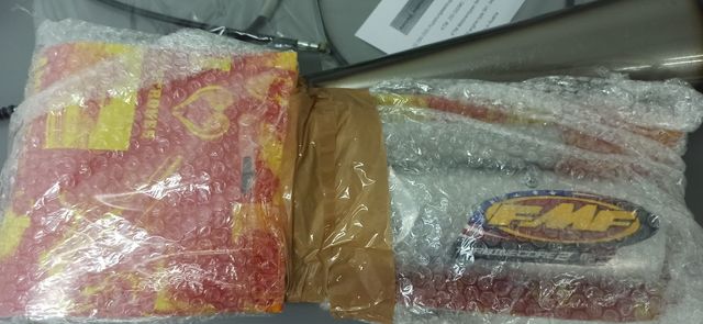 Kit accessori KTM anni 80, scarico, silenziatore..