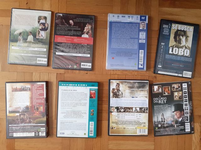 LOTE 8 PELÍCULAS DVD