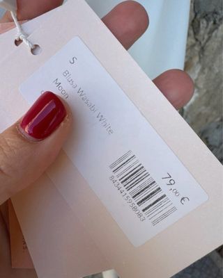 Blusa blanca bimani talla S