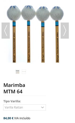 Baquetas de marimba Morgan MTM 64