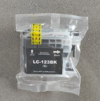 Cartucho de tinta para impresora LC123BK