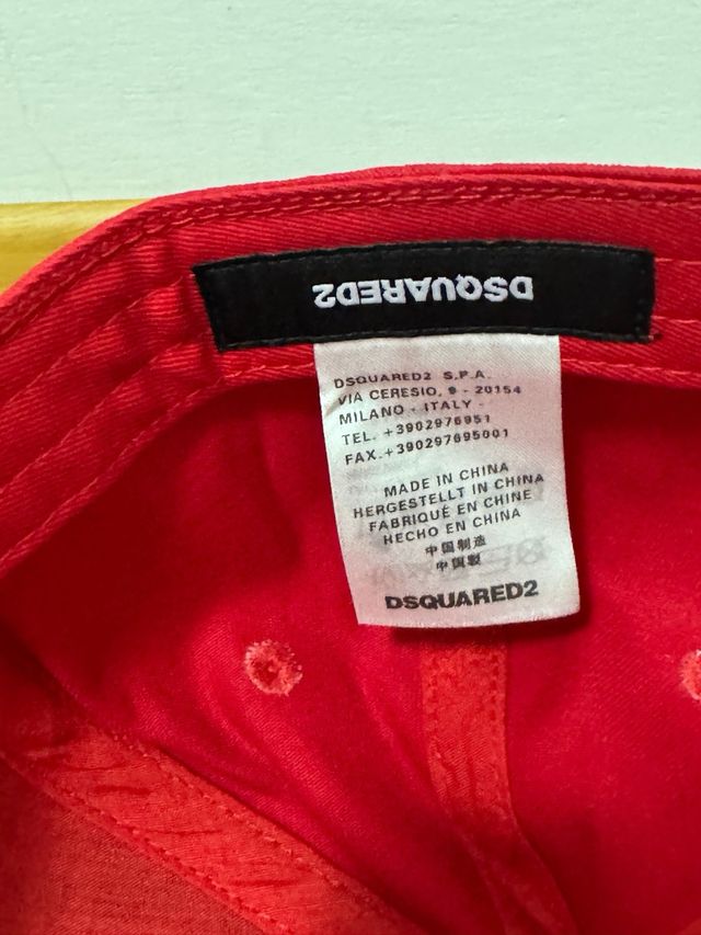 Dsquared2 cappellino COOL Rosso