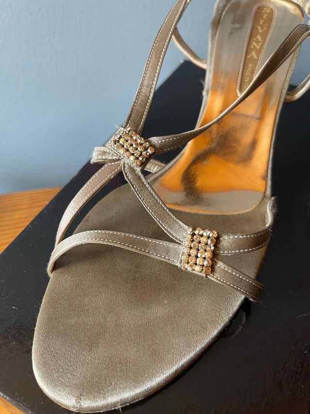 Sandali dorati Made in italy