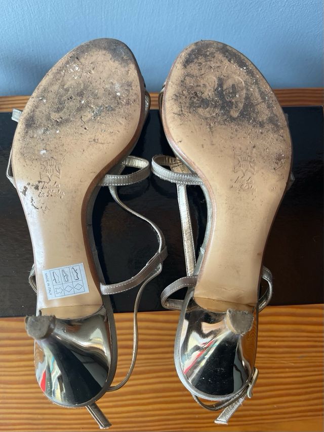 Sandali dorati Made in italy