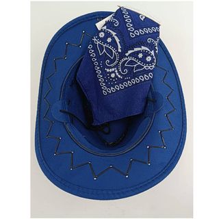 Sombrero Cowboy Vaquero con Bandana Adulto 58/59CM
