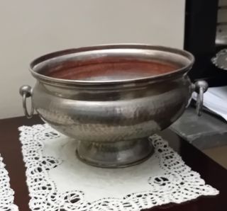 Centrotavola in silver plated 