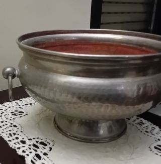 Centrotavola in silver plated 
