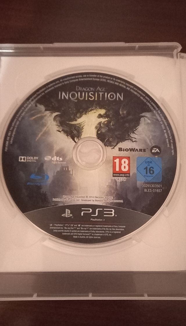 2X1 Dragon Age Inquisition y Nat Geo Wild Life PS3