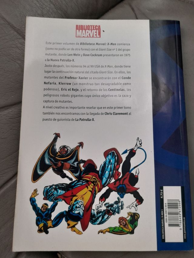 Cómic Marvel XMEN