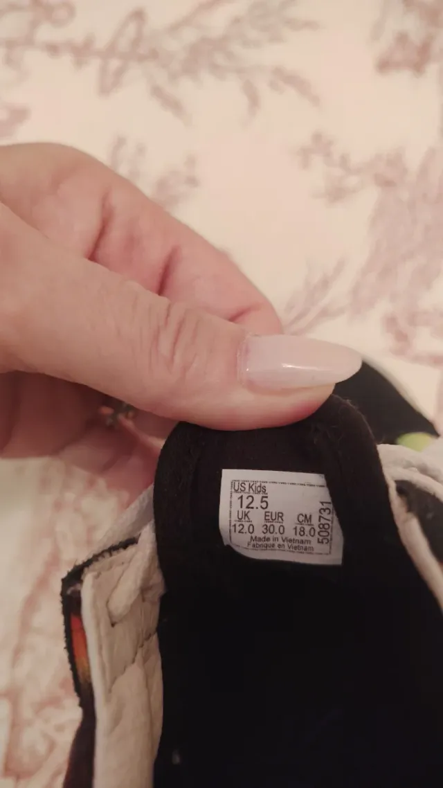 Zapatillas Vans Ñiñ@s Talla 12.5 Europa 30