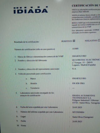 PATINETE ELÉCTRICO 800W 48V