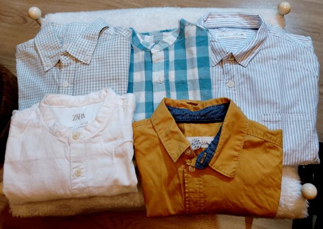 Lote 7 camisas Niño T 7-8 Zara y Gocco