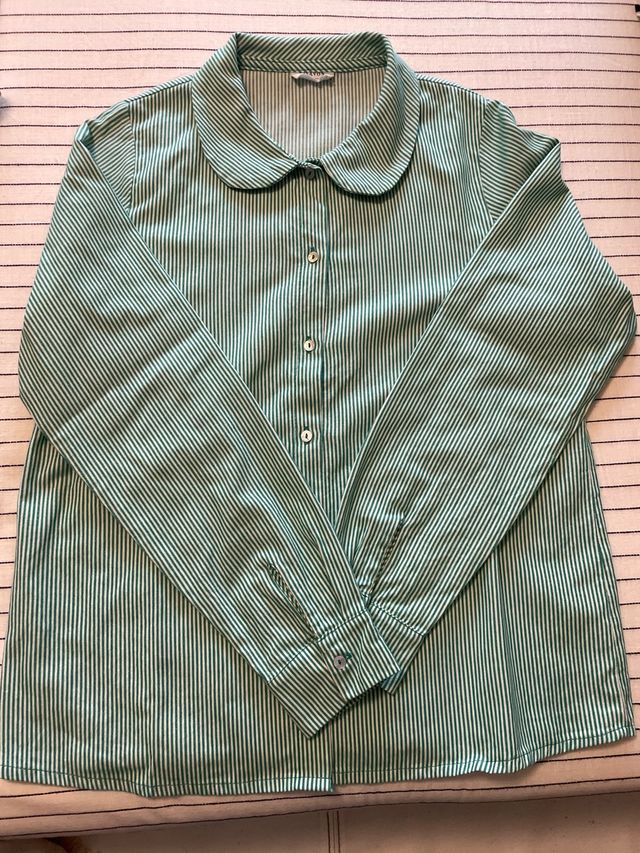 Camisa rayas verdes de Ritavon