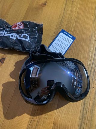 Maschera da sci nera junior