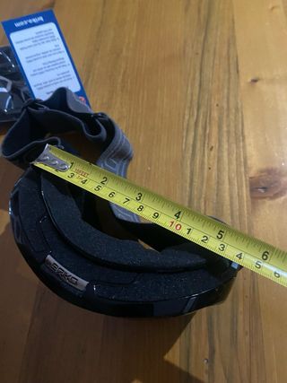 Maschera da sci nera junior