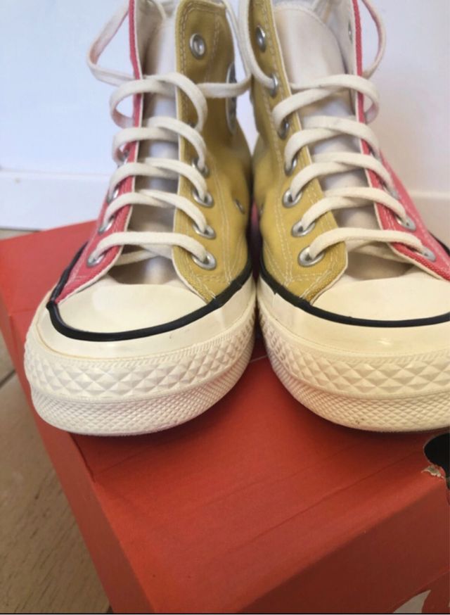 Converse Chuck Taylor 70 bicolore giallo pesca