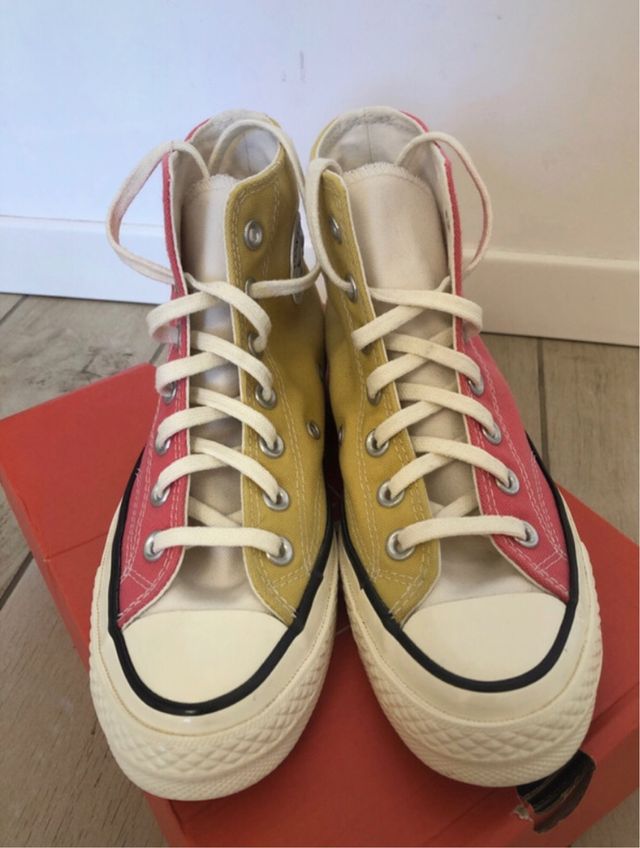 Converse Chuck Taylor 70 bicolore giallo pesca
