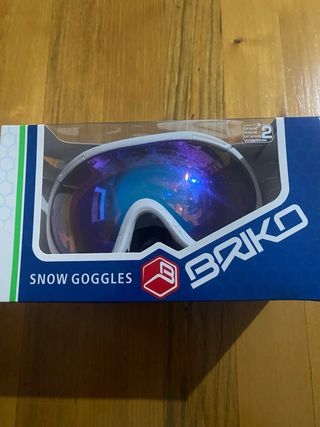 Maschera da sci bianca junior