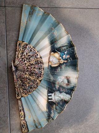 Abanico antiguo "Viguer" precioso