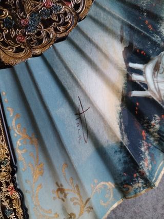 Abanico antiguo "Viguer" precioso