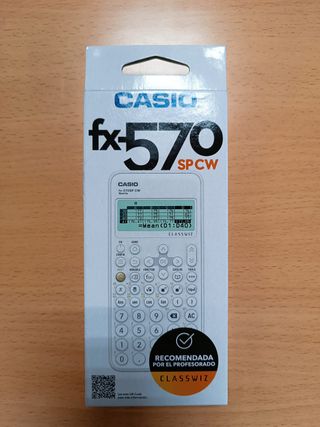 Calculadora científica Casio FX-570SP CW