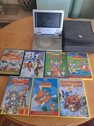 Televisión DVD para coche.